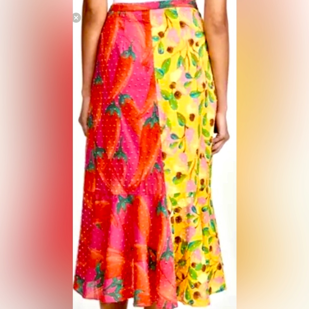 NWT Farm Rio Garden Wrap Skirt